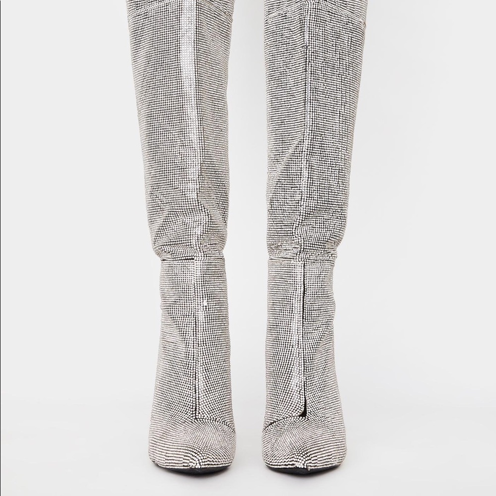 DOLLS KILL THIGH HIGH BOOTS